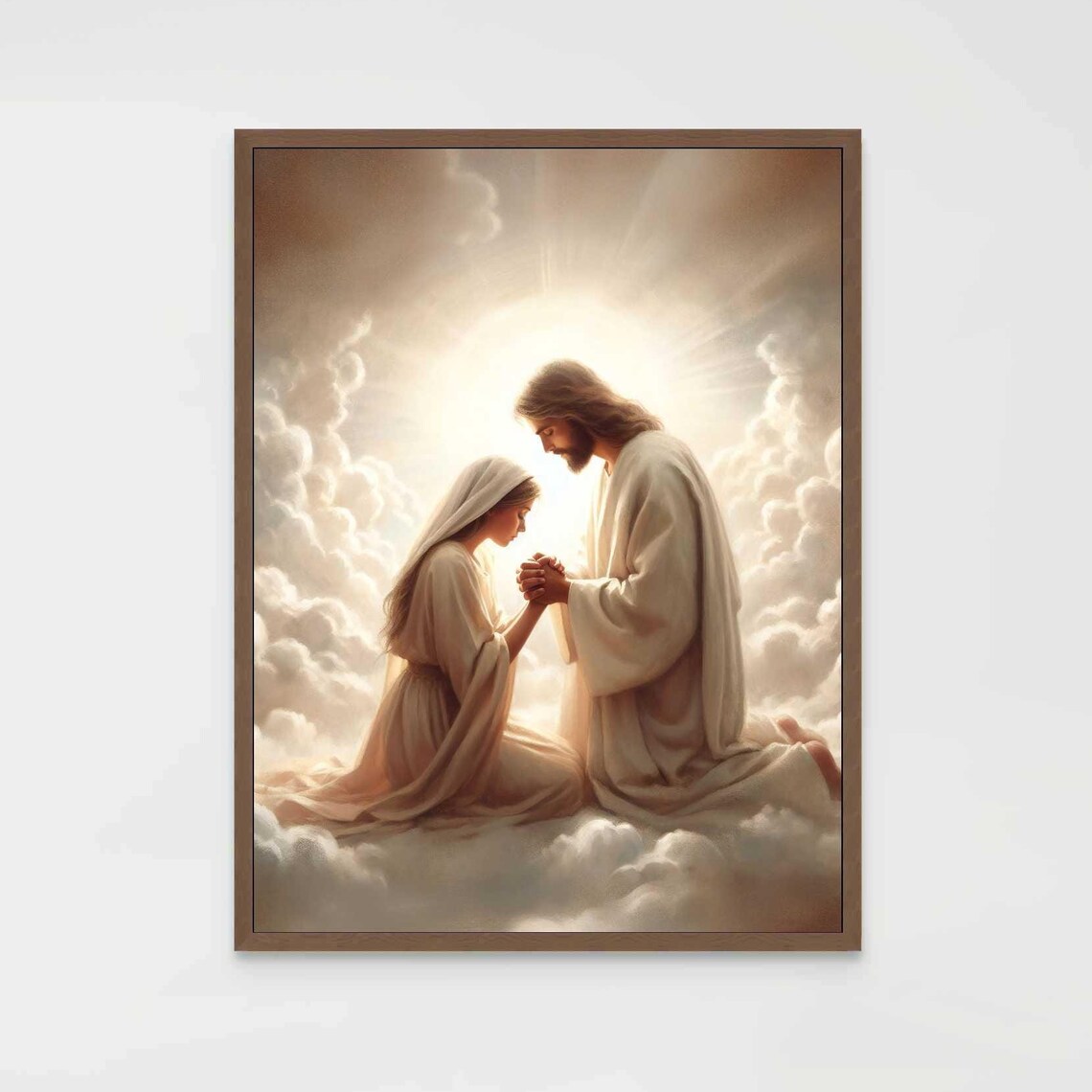 His Heavens Christian Art Jesus Heals A Woman