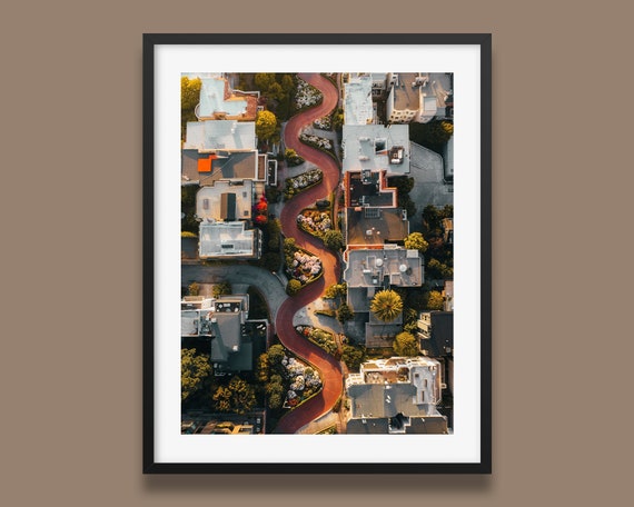 Lombard Street, San Francisco Travel Poster