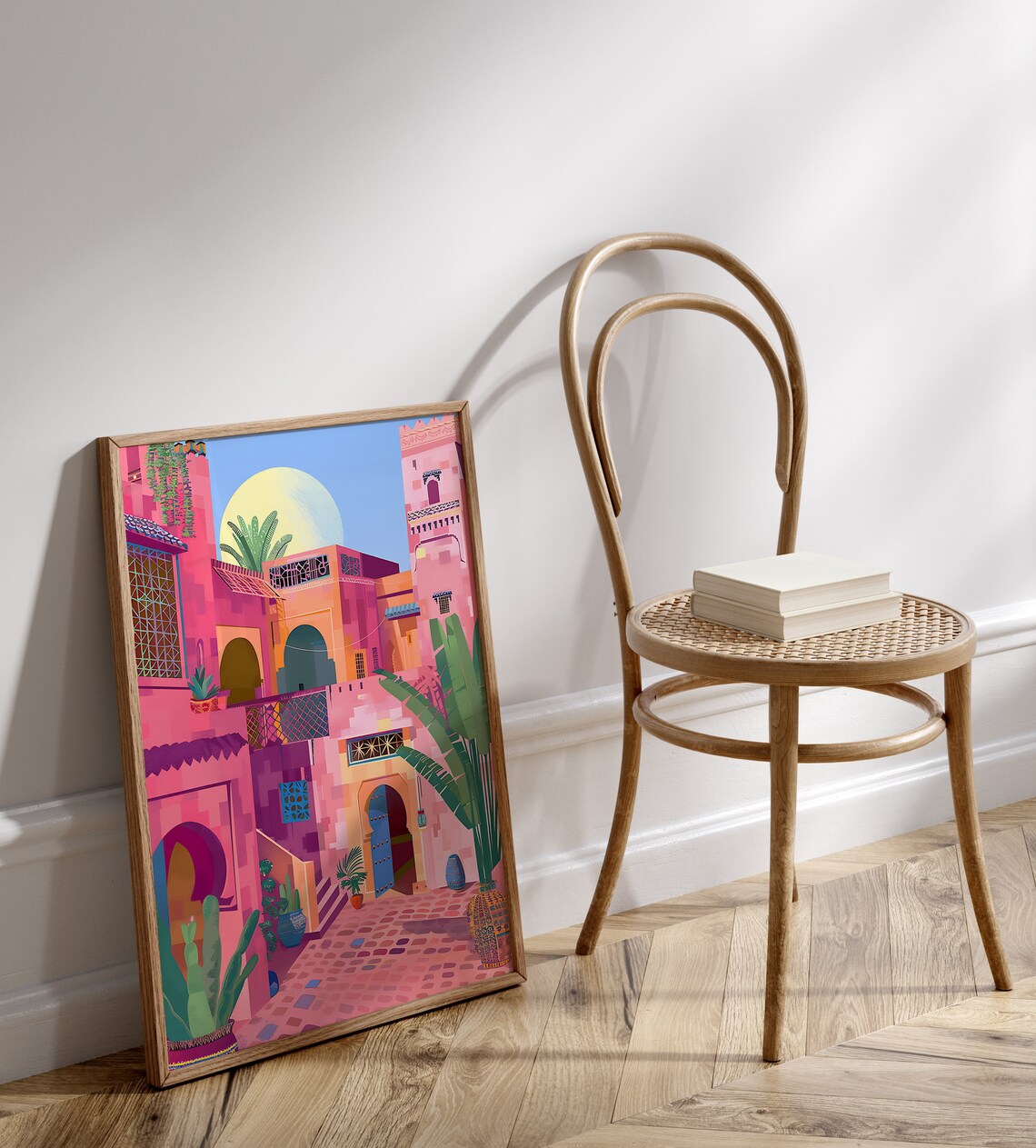Kasbah Marrakech Morocco Travel Poster Art - Image 2