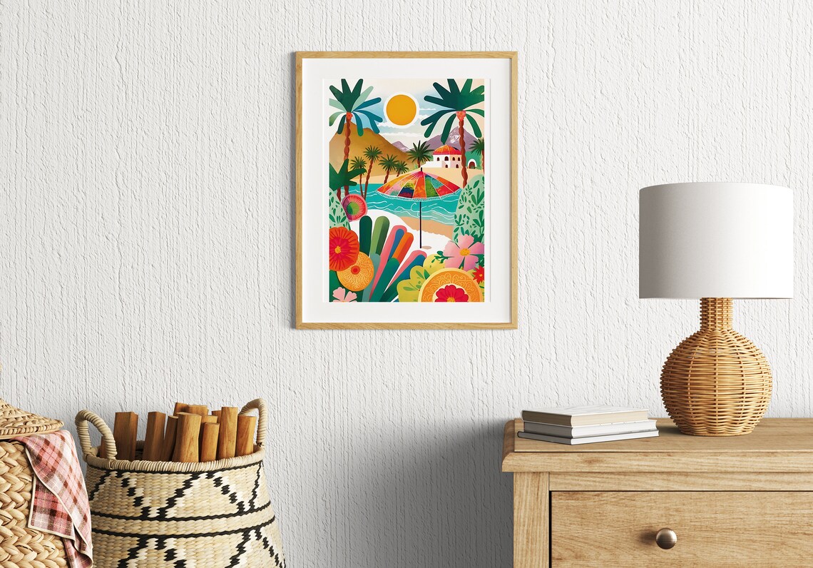 Spain Travel Illustration, Summer Travel Poster - Image 2