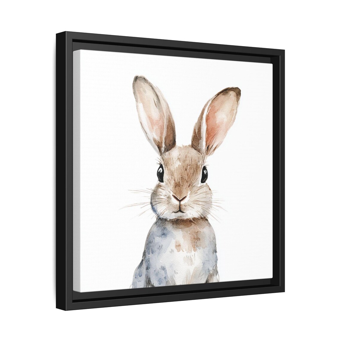 Watercolor Bunny Nursery Decor, Baby Room Art Print - Image 2