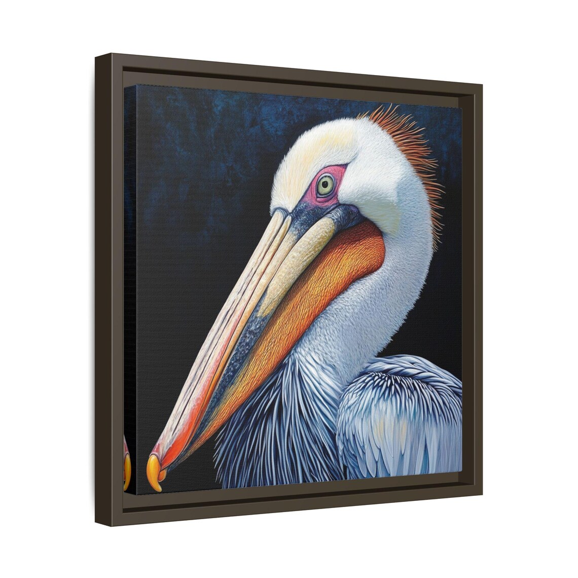 Abstract Pelican Art Print, Coastal Bird Poster - Image 3