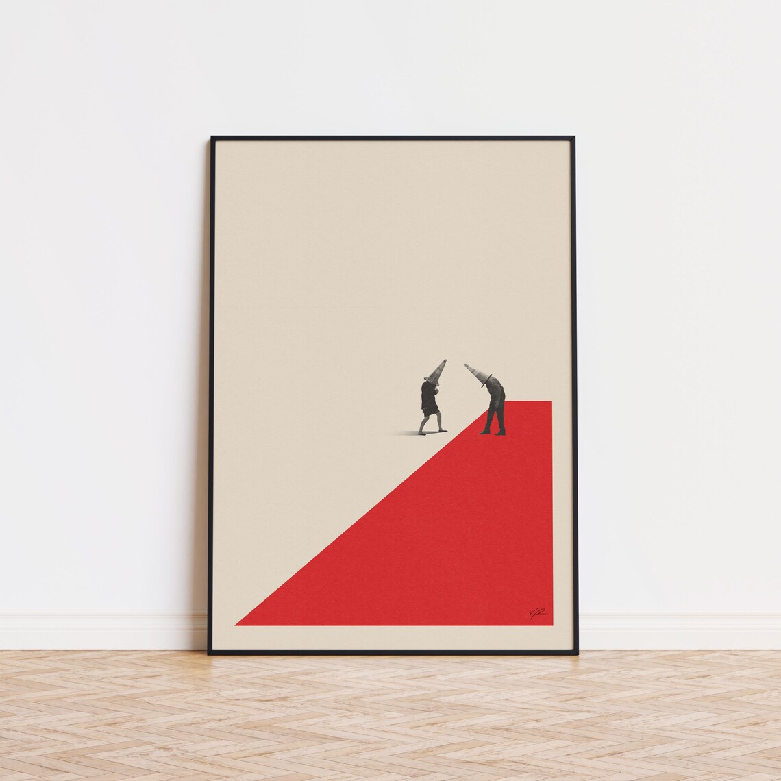 Her-Inspired Mid-Century Modern Retro Art Print