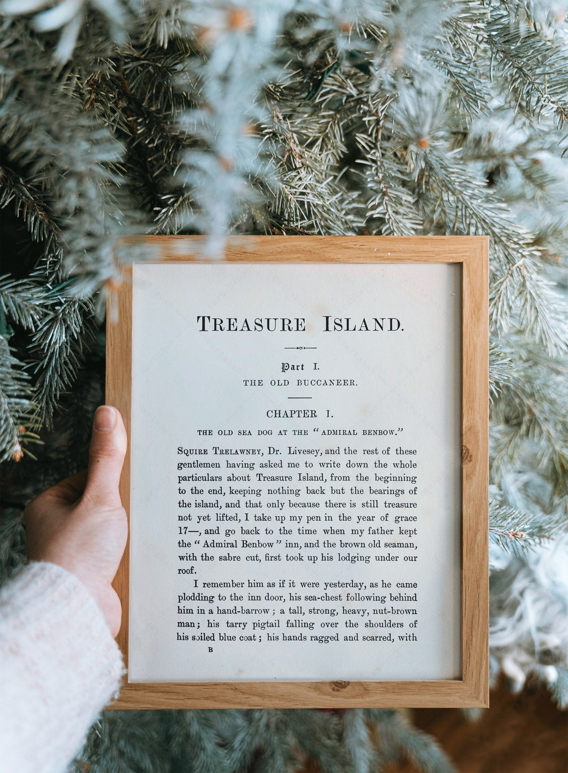 Treasure Island By Robert Louis Stevenson Book Lovers Gifts First Page First Edition 1883 Print Locally - Image 4