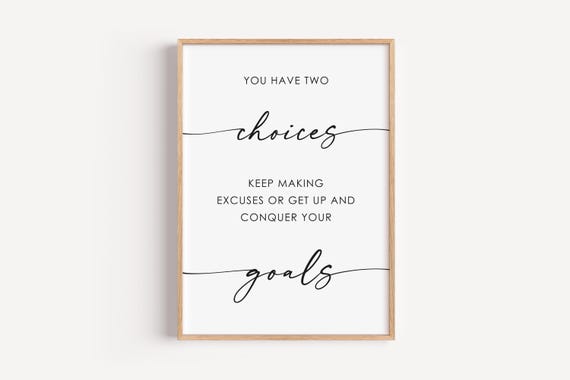 Motivational Quote Wall Art Inspirational Poster Quotes For Workplace Office Decor Women