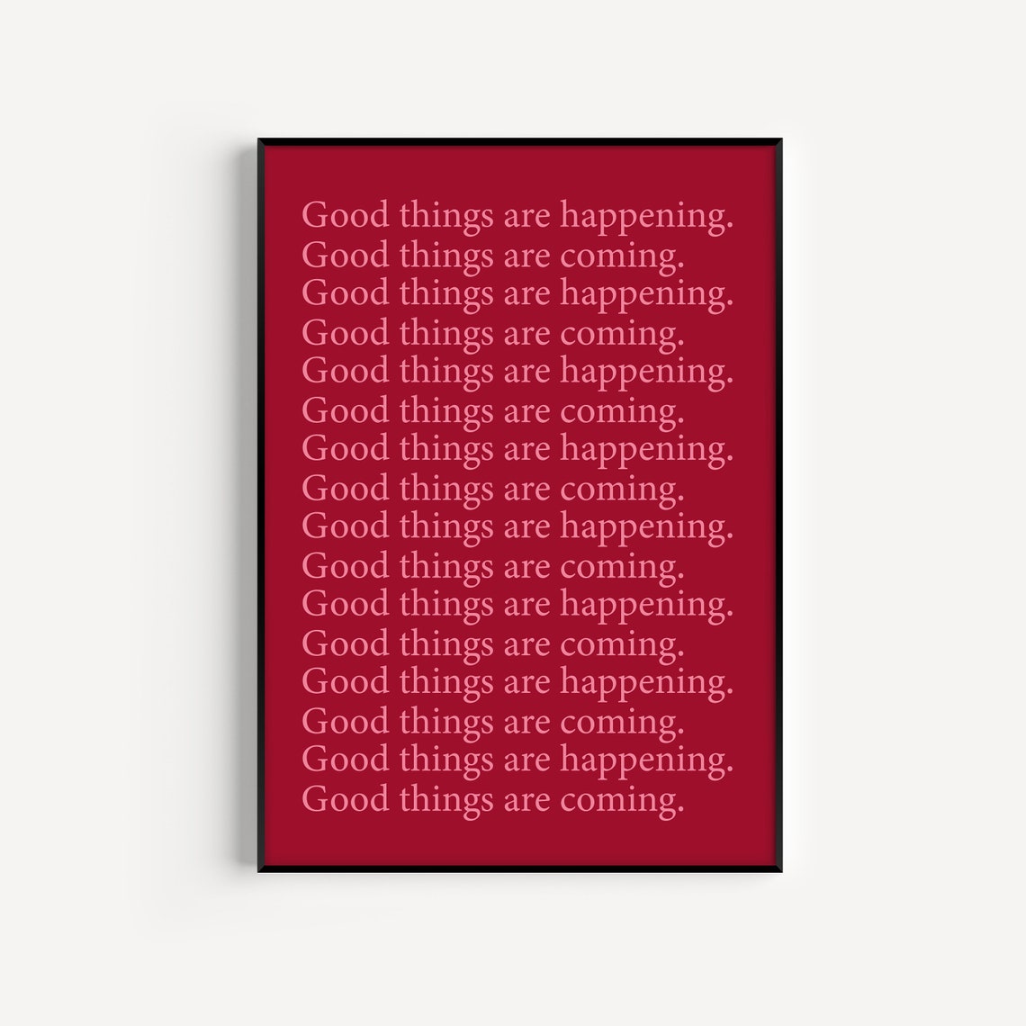 Positive Daily Affirmations Wall Art Inspiring Posters Therapy Office Decor Quotes Minimalist