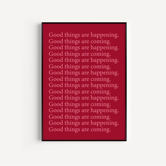 Positive Daily Affirmations Wall Art Inspiring Posters Therapy Office Decor Quotes Minimalist
