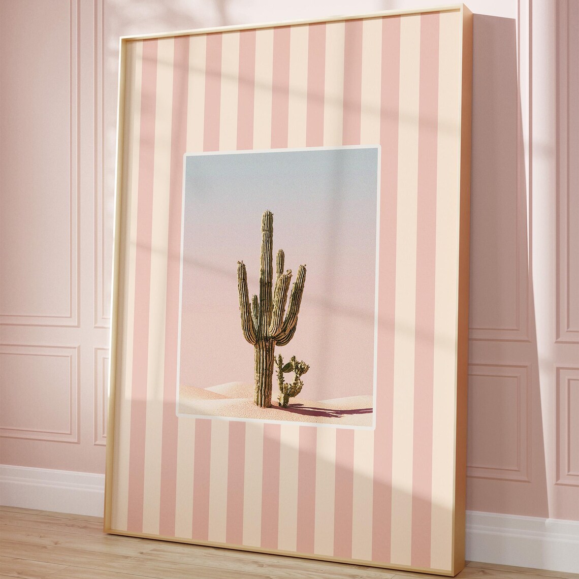 Vintage Desert Print, Western Bedroom Poster Art
