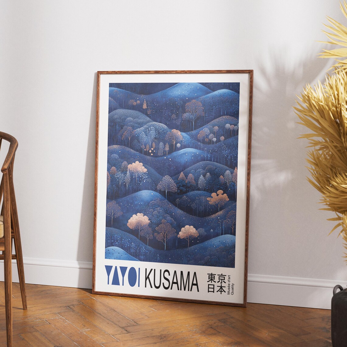 Yayoi Kusama Exhibition, Japanese Landscape Poster - Image 4