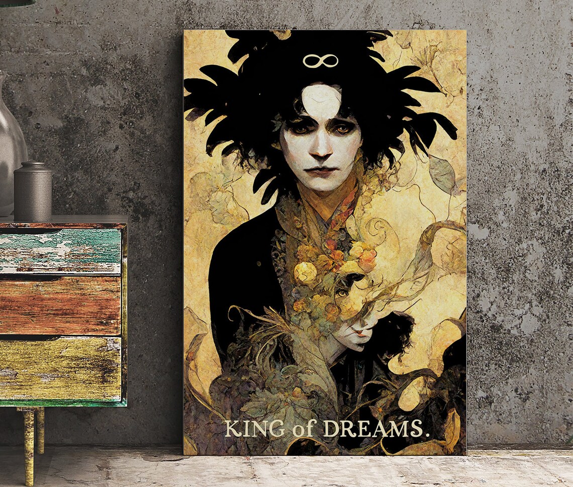 King Of Dreams Tarot Card Poster, Lord Morpheus