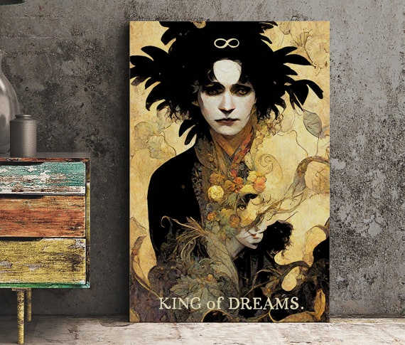 King Of Dreams Tarot Card Poster, Lord Morpheus