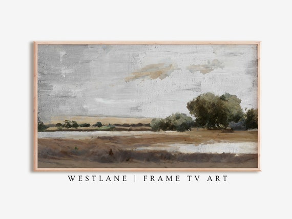 Frame Tv Art Modern Country Painting Farmhouse Living Room Decor Tv Art Tv344
