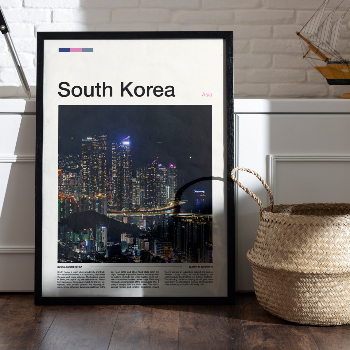 South Korea Print South Korea Poster South Korea Wall Art South Korea Art Print South Korea Photo Travel Poster Traveler Gifts - Image 5