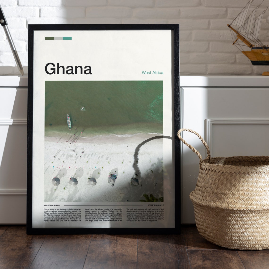 Ghana Print Ghana Poster Ghana Wall Art Ghana Art Print Ghana Photo Travel Poster Traveler Christmas Gift - Image 5
