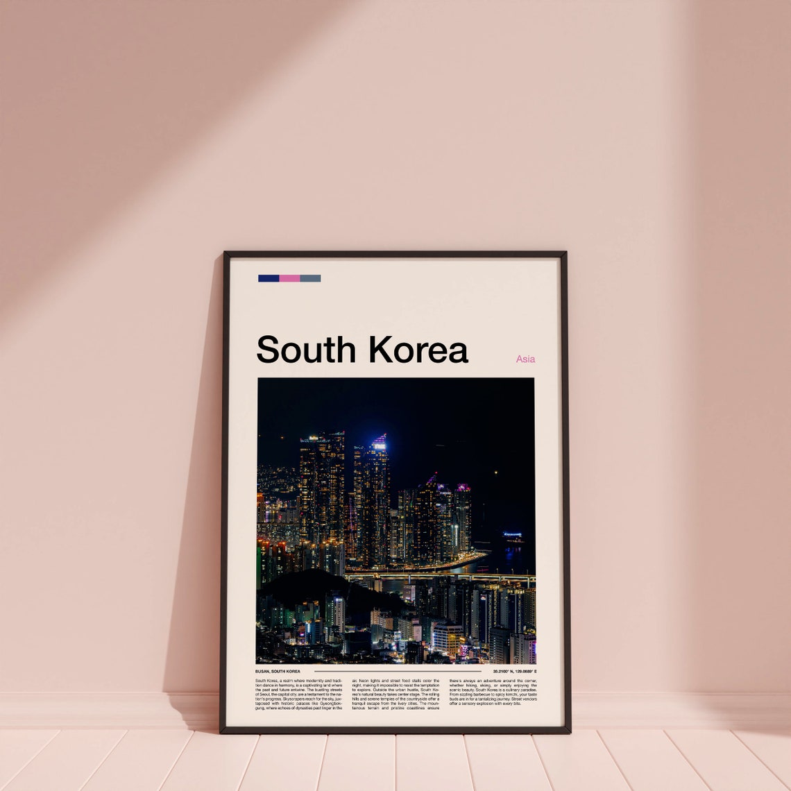 South Korea Print South Korea Poster South Korea Wall Art South Korea Art Print South Korea Photo Travel Poster Traveler Gifts - Image 4