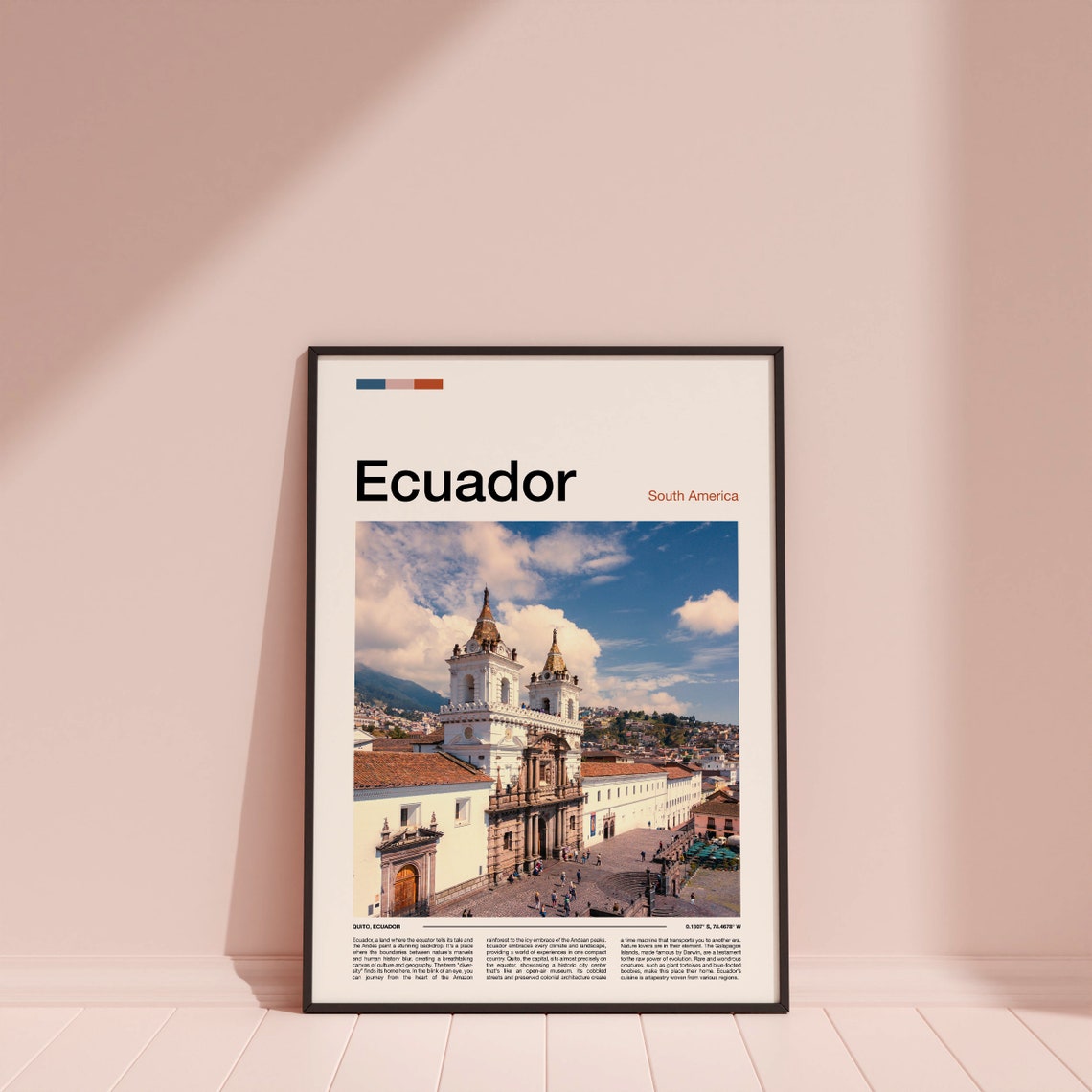 Ecuador Print Ecuador Poster Ecuador Wall Art Ecuador Art Print Ecuador Photo Ecuador Gifts Travel Poster Traveler Gifts - Image 4
