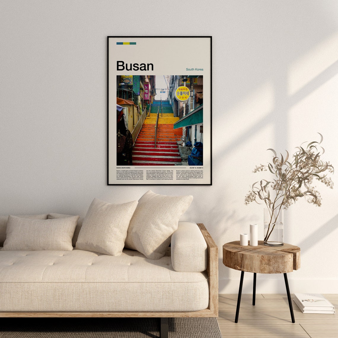 Busan Print Busan Poster Busan Wall Art South Korea Art Print Busan Photo Travel Poster Traveler Gifts Christmas Gifts - Image 3