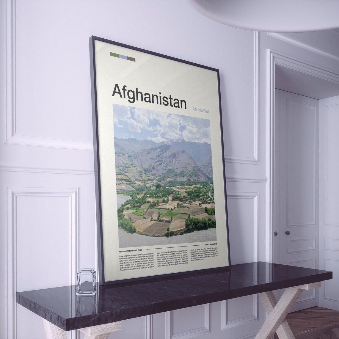 Afghanistan Print Afghanistan Poster Afghanistan Wall Art Afghanistan Art Print Afghanistan Photo Traveler Gifts Travel Poster - Image 2