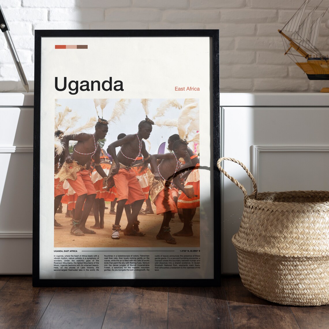 Uganda East Africa Traditional Dance Cultural Heritage Poster - Image 5