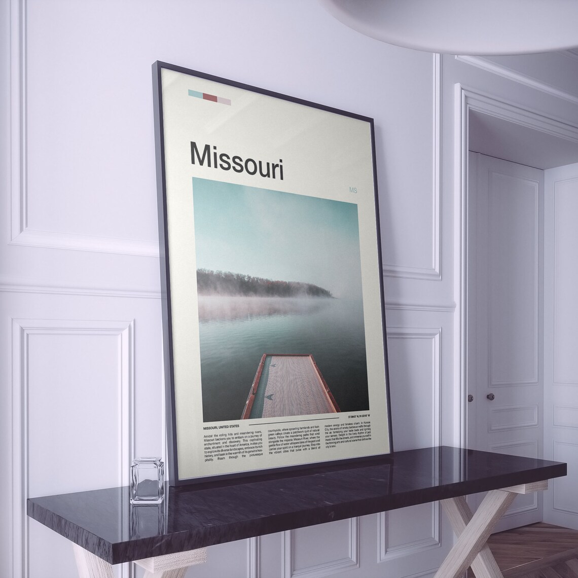 Missouri Print Missouri Poster Missouri Wall Art Missouri Art Print Missouri Photo - Image 2