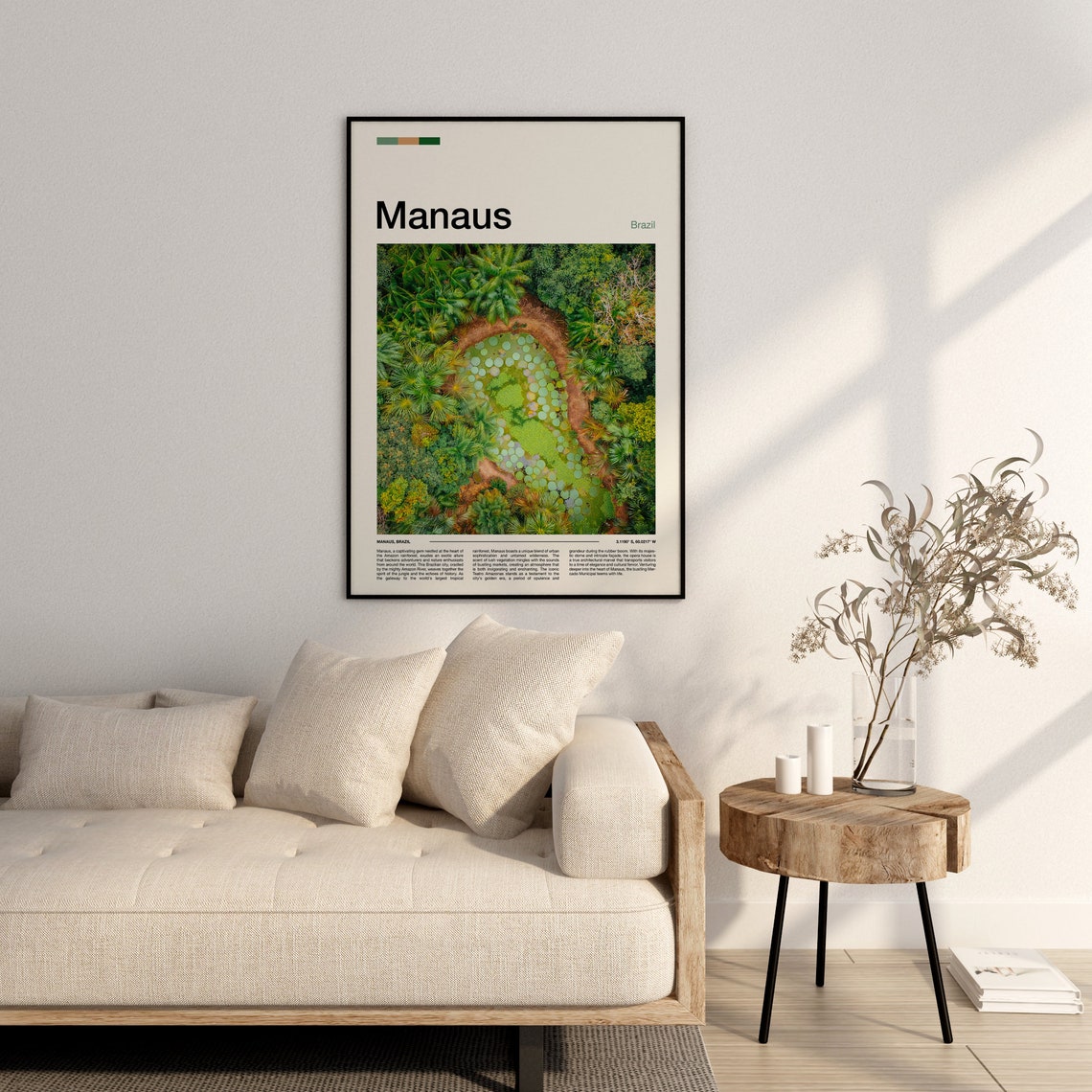 Manaus Print Brazil Poster Manaus Wall Art Manaus Art Print Manaus Photo Manaus Travel Gifts - Image 2