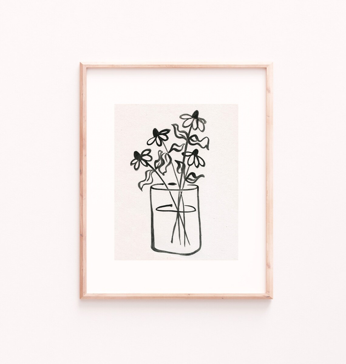 Floral Arrangement 4 Vintage Style Art Print - Image 3