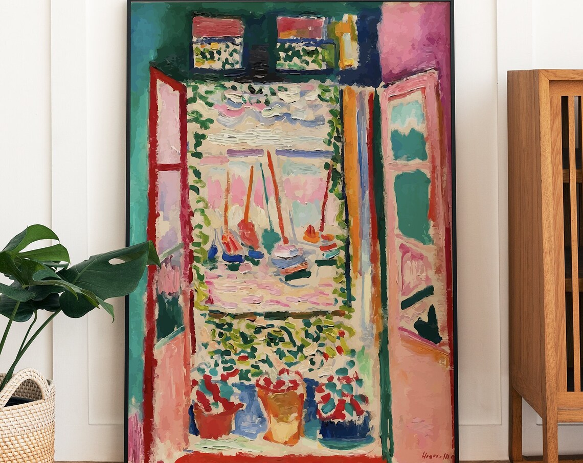 Matisse Exhibition Poster, Modern Minimal Art