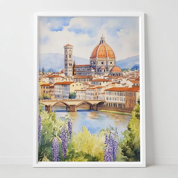 Florence Italy Print Wall Art Print