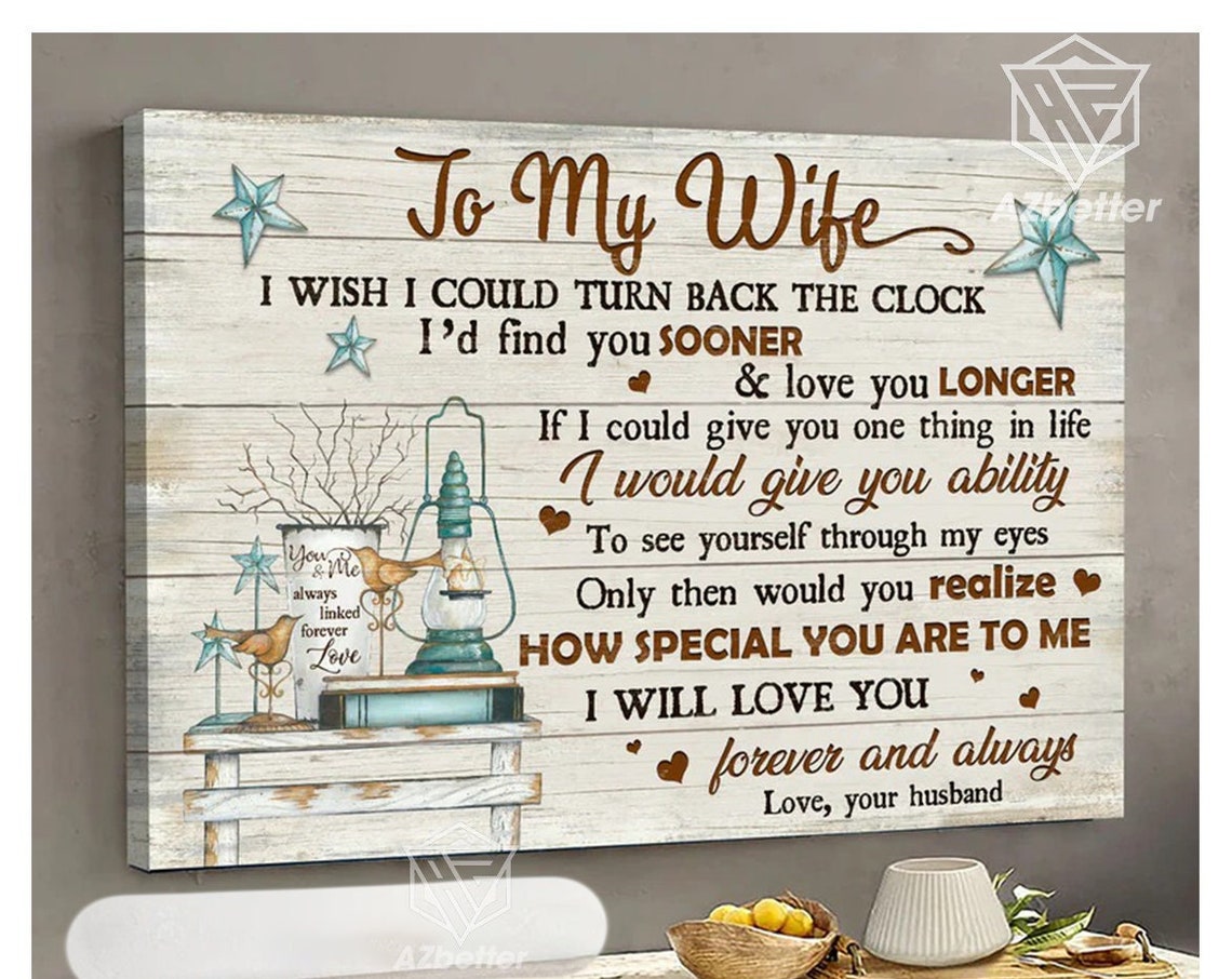 Lantern Birds To My Wife I'd Find You Sooner Love You Poster - Image 4