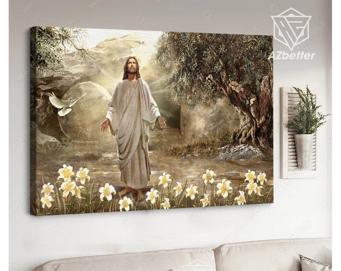 Jesus Christian Religious Art Print, Memorial Decor - Image 5