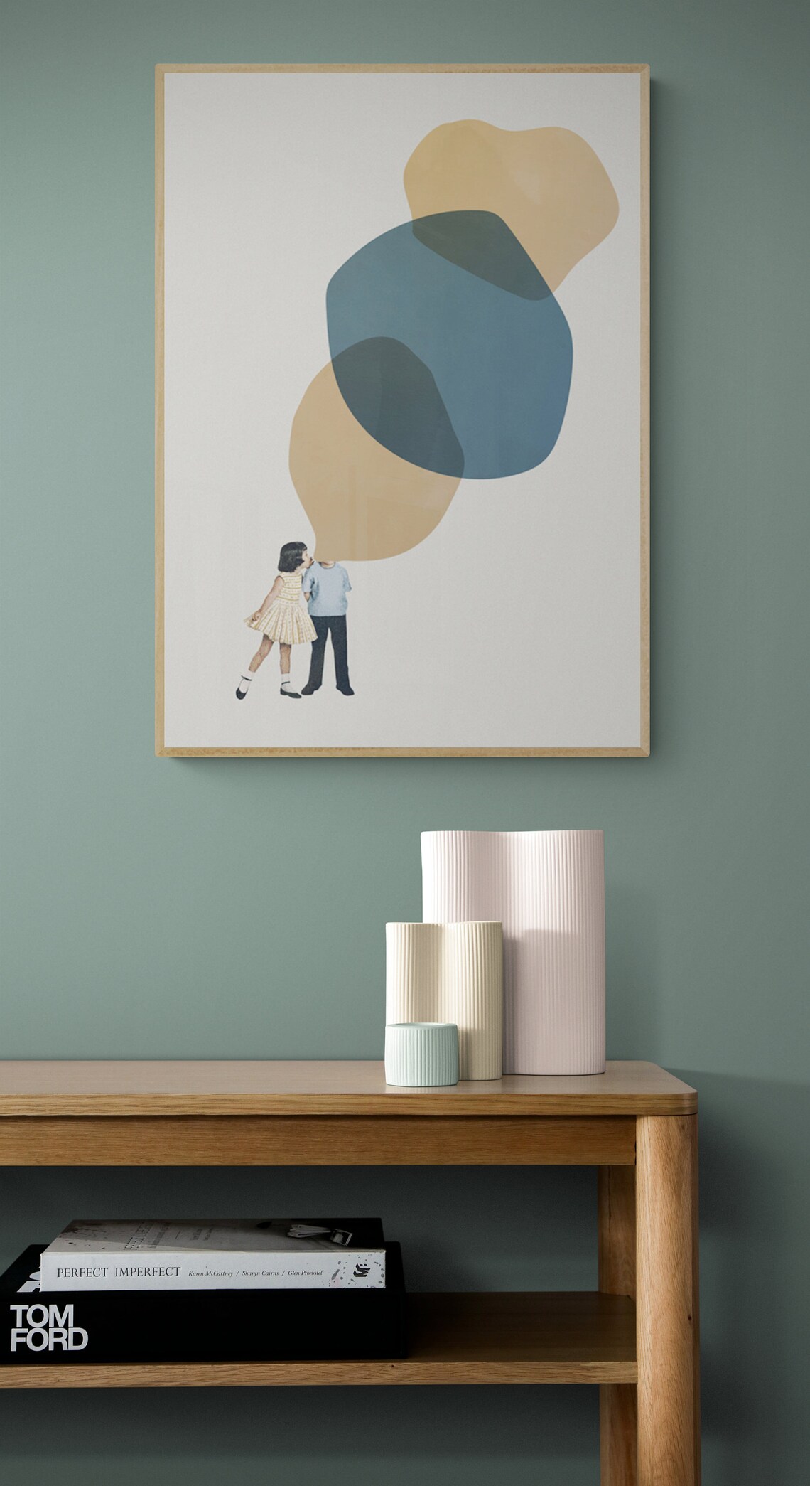A Thousand Stories To Tell Abstract Art Print - Image 3