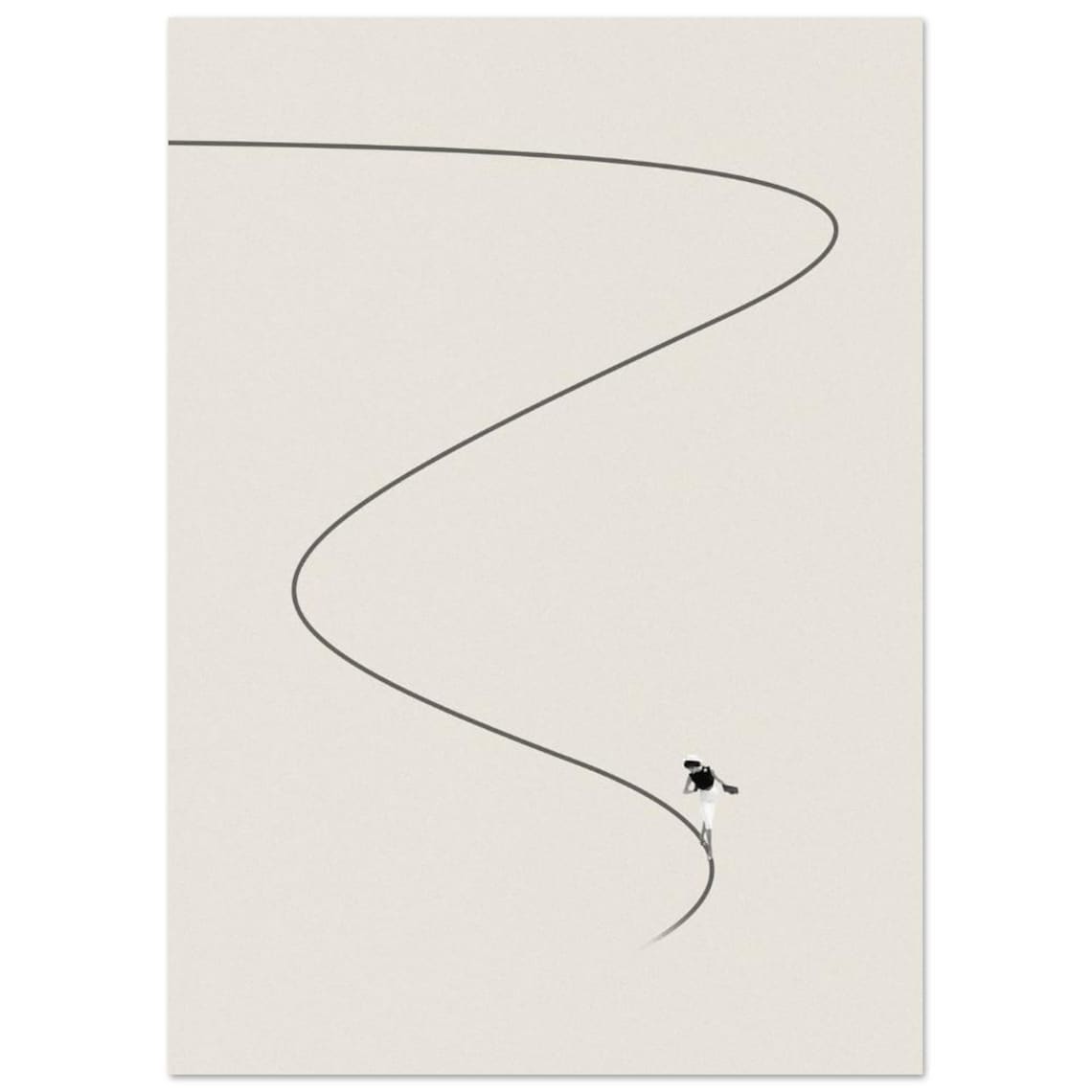 Sometimes I'm In Need Of Guidance Abstract Art Print - Image 2