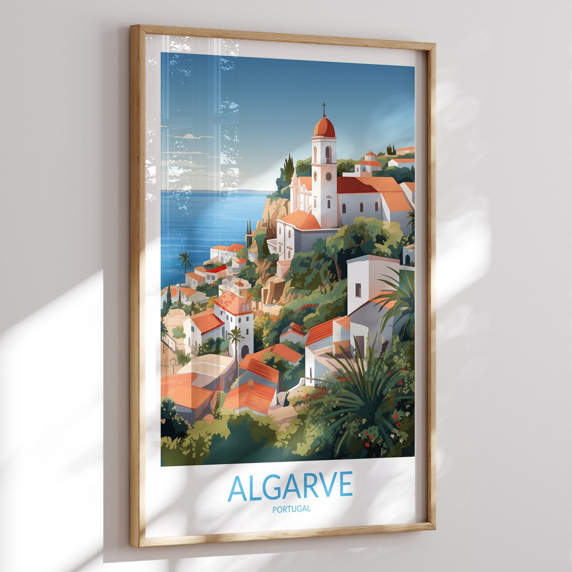 Algarve Print No 4 Algarve Poster Algarve Wall Art Algarve Art Print Algarve Artwork Algarve Travel Gift Portugal Print Home Decor