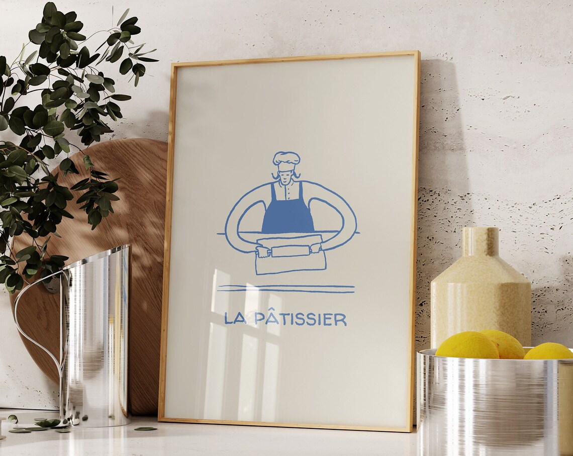La Ptissier Minimalist French Baking Poster Print - Image 4