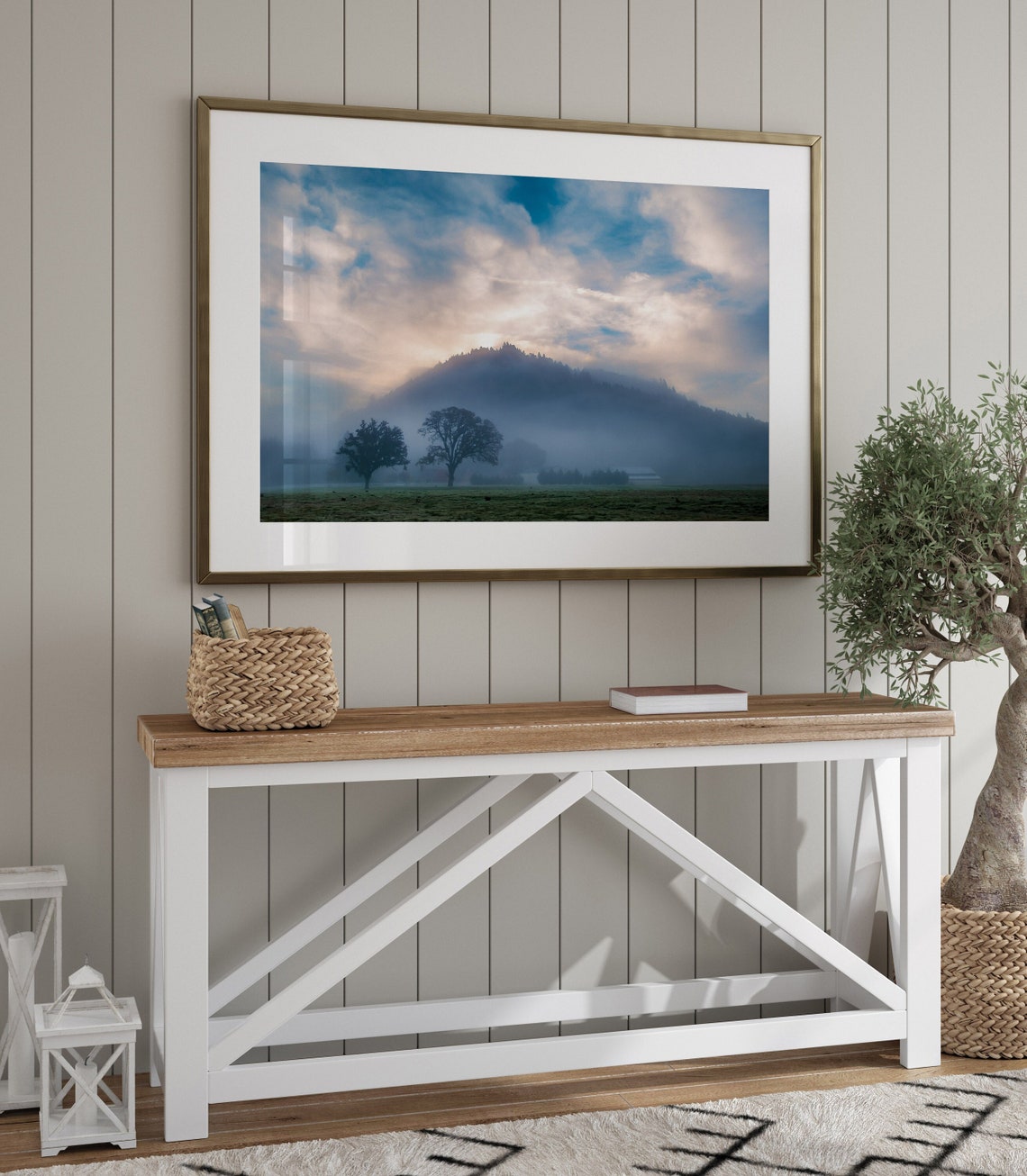 Foggy Landscape, Cottage Grove Oregon Photo