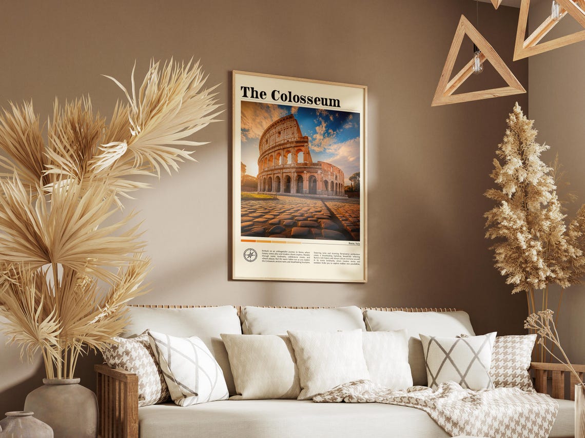 Rome Travel Print Rome Colosseum Print Rome Italy Wall Art Rome Poster Colosseum Photo Rome Italy Poster Print Rome Colosseum Decor - Image 8