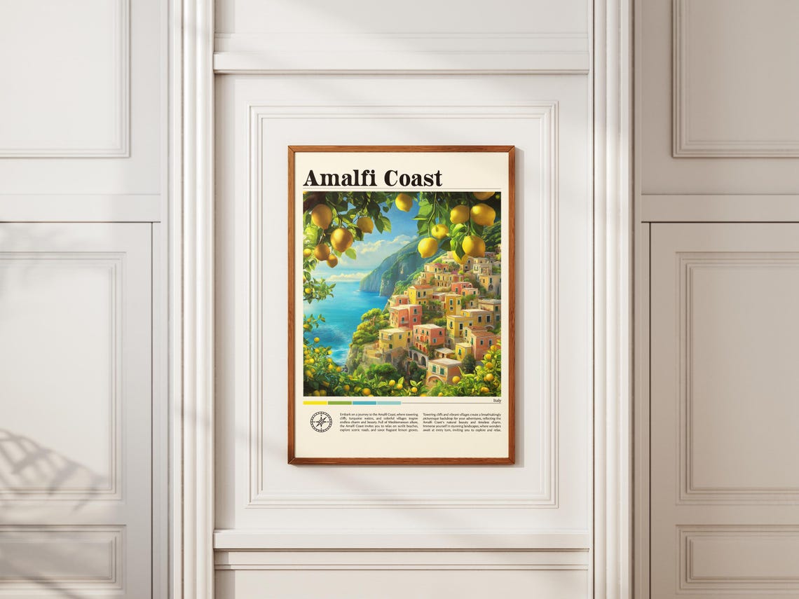 Amalfi Italy Travel Print Amalfi Travel Art Wall Decor Home Decor Wall Art City Travel Poster Gifts Italy Poster Italy Travel Print - Image 2