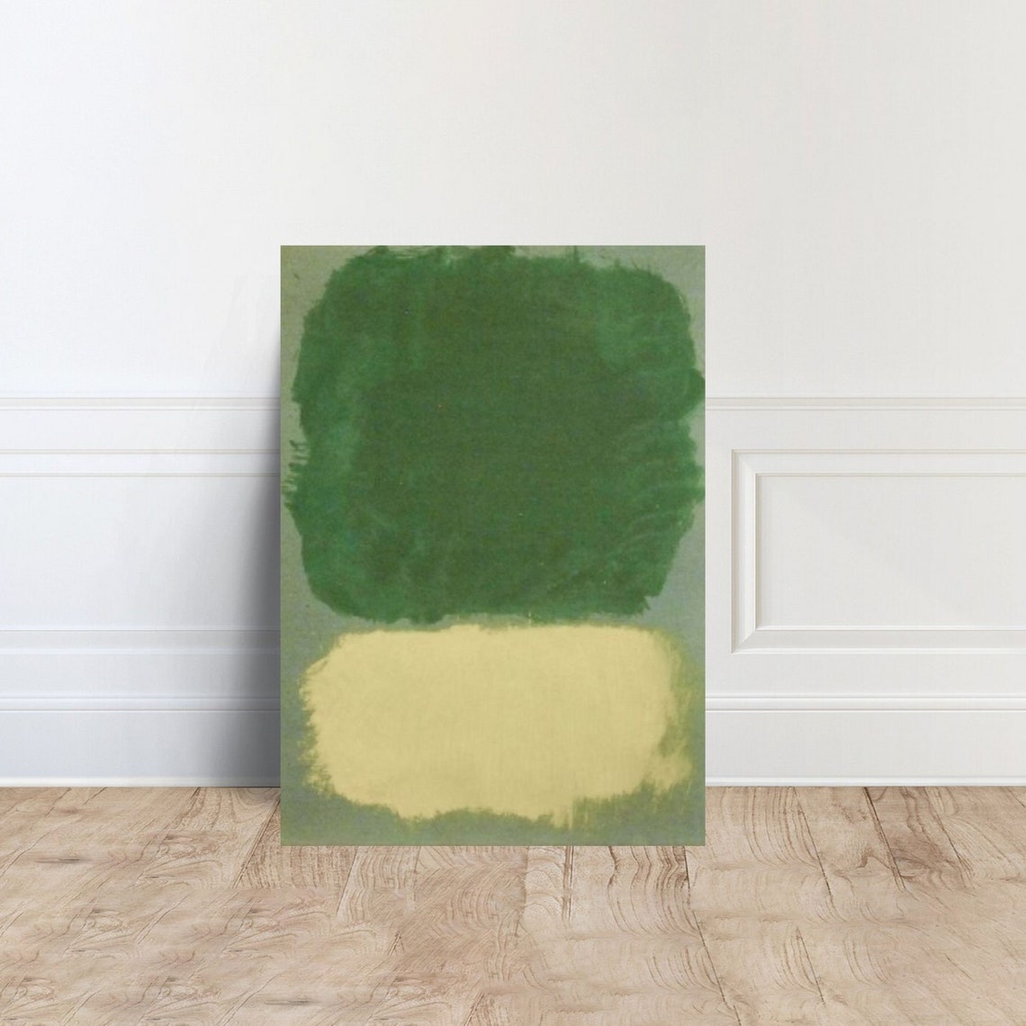 Mark Rothko Green and Its Shades Abstract Color Field Art Poster