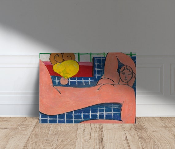 Henri Matisse Large Reclining Nude 1935 Poster Naked Woman Print Femme Home Decor