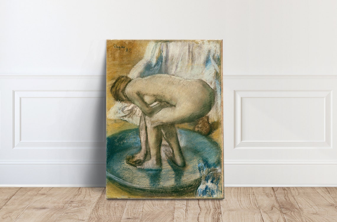 Edgar Degas After The Bath Impressionist Art Print