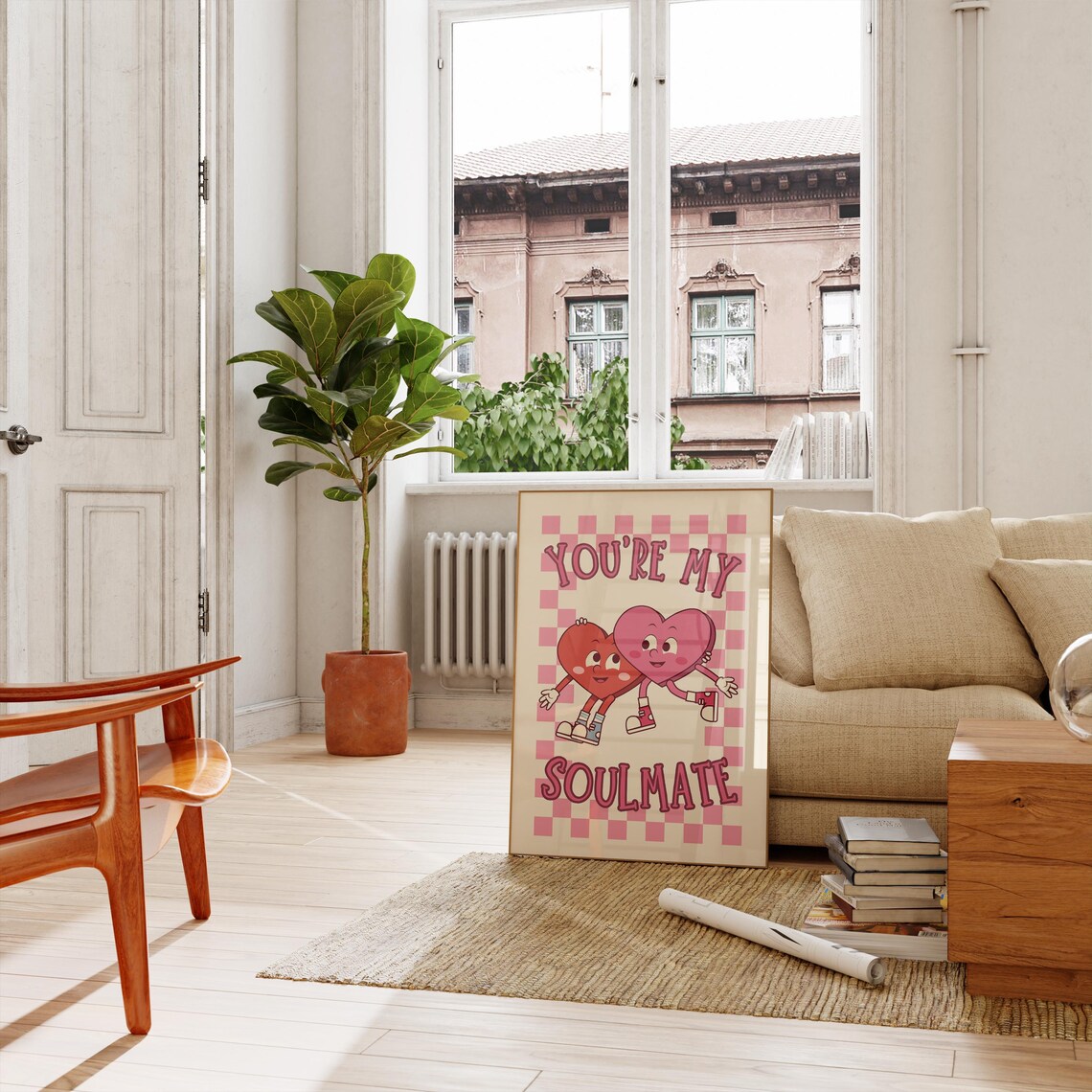 You Are My Soulmate, Trendy Minimalist Valentine - Image 5