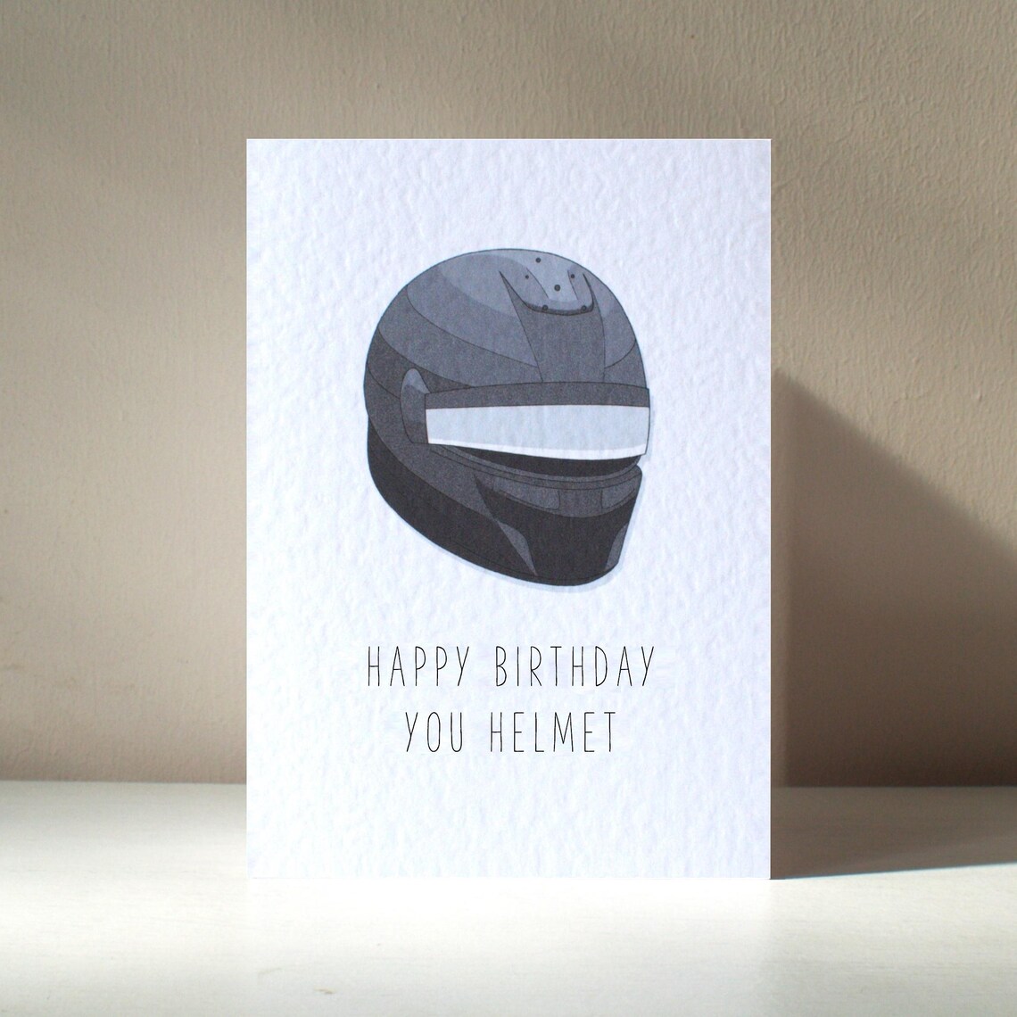 You Helmet Personalised Racing Pun Poster Print