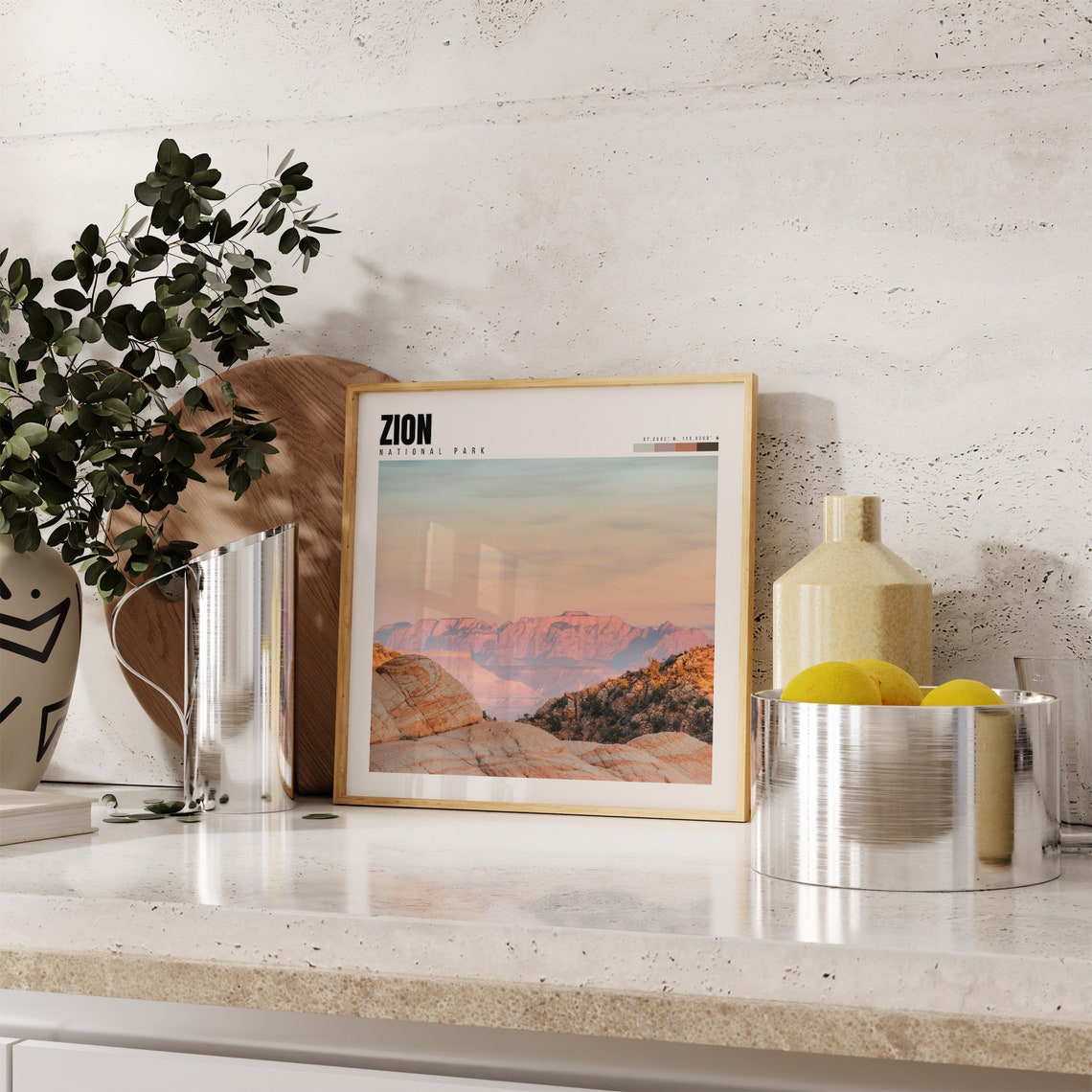 Zion National Park Print Zion Photography Zion Wall Art Zion Poster Zion Photo Utah Photography Utah Decor Gift P 203 - Image 4