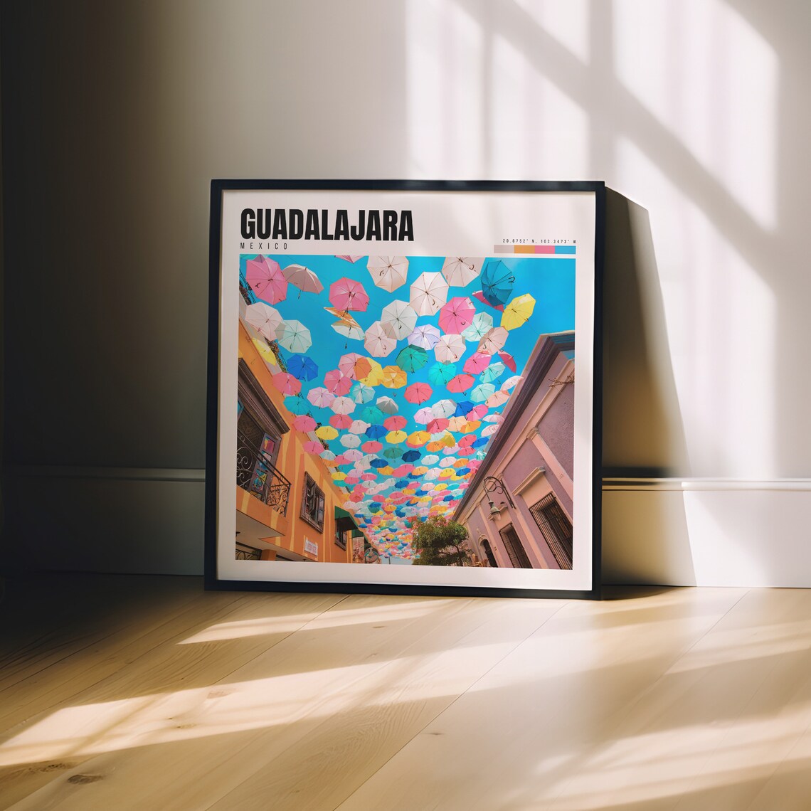Guadalajara Mexico Travel Poster, Wall Art Print - Image 3