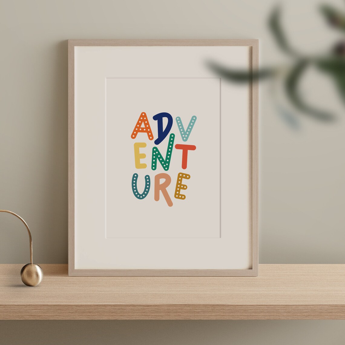 Adventure Colorful Playroom Kids Room Inspirational Quote Poster - Image 3