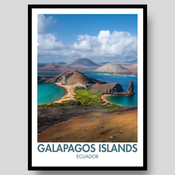 Galápagos Islands Poster Print, Ecuador