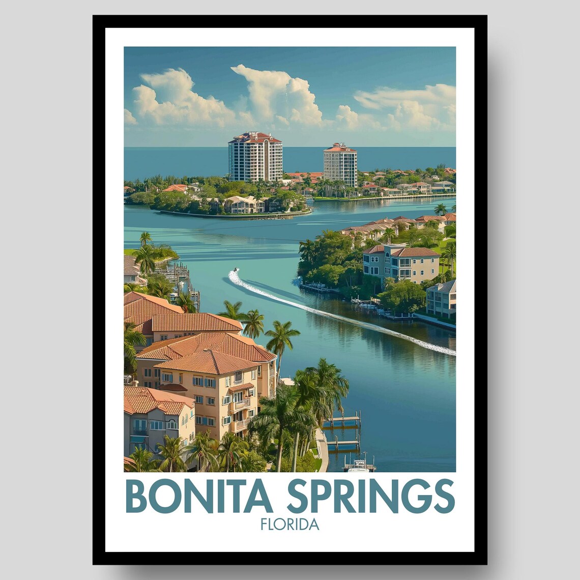 Bonita Springs Florida Poster Print, Naples
