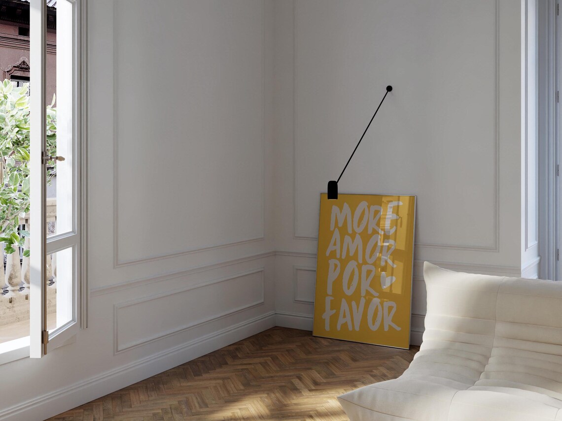 More Amor Por Favor, Modern Eclectic Art Print - Image 3
