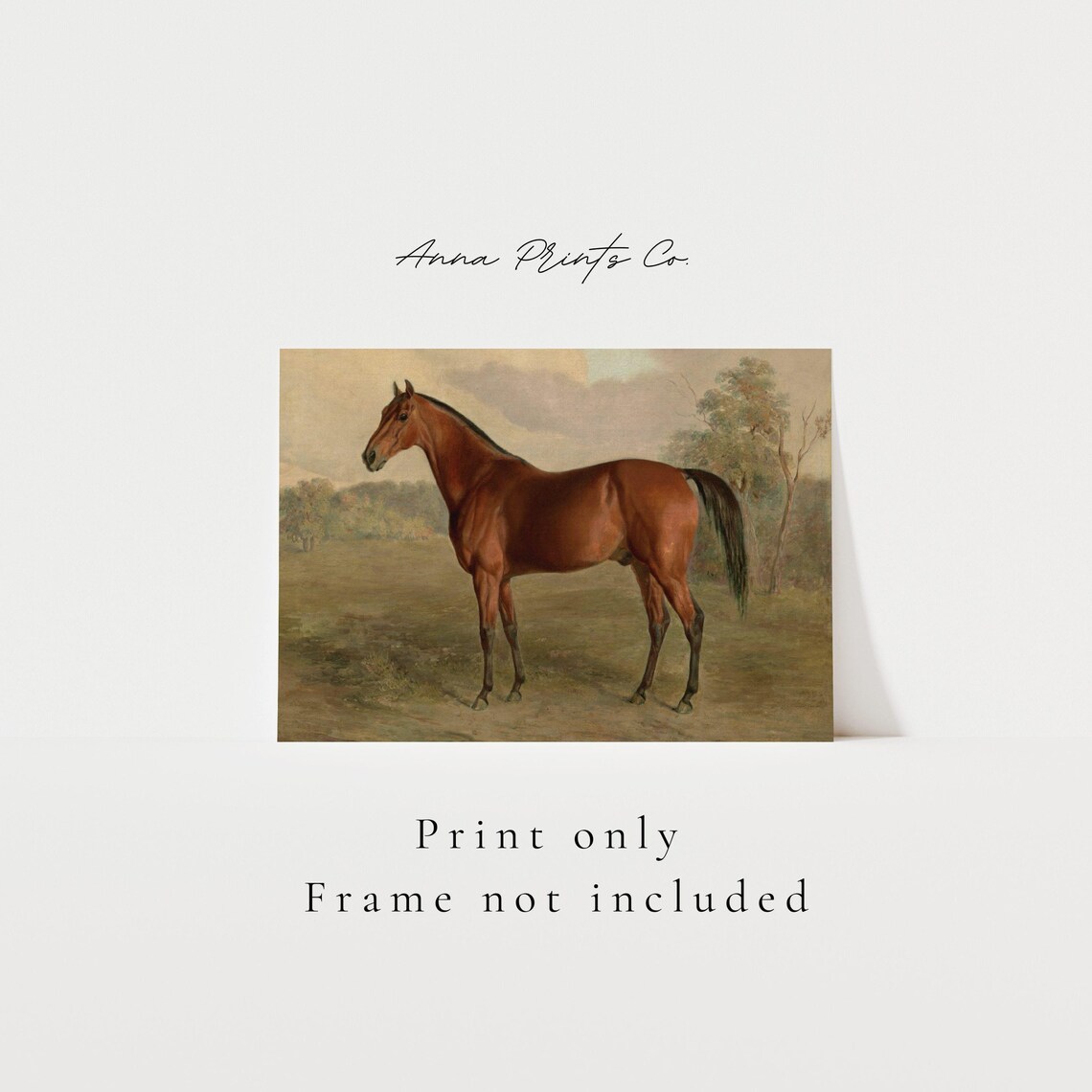 Victorian Horse Painting, Vintage Equestrian Art Print - Image 3