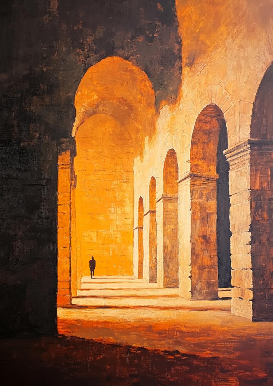 Caravaggio-Inspired Dramatic Light And Shadow Art Print